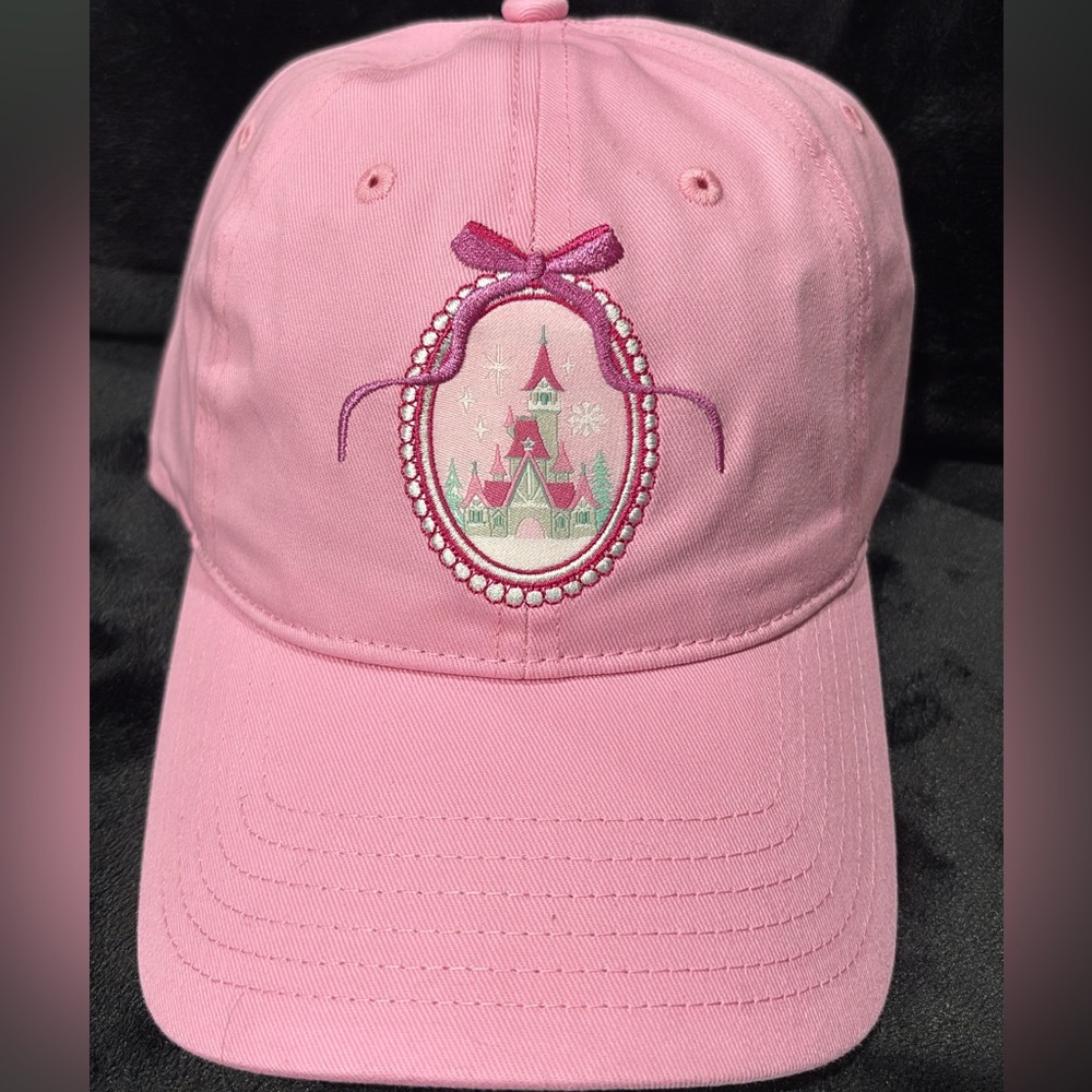 Disney Parks Pink Embroidered Castle Cap - NWT!!